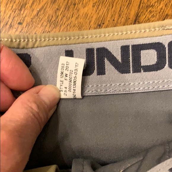 Boys UA Match Play 2.0 Golf Pants Sz 12 Khaki - Picture 5 of 5